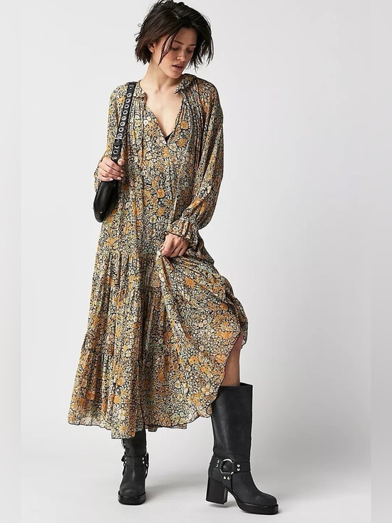 Free People Dresses & Skirts - Free People Feeling Groovy Maxi Dress S price firm